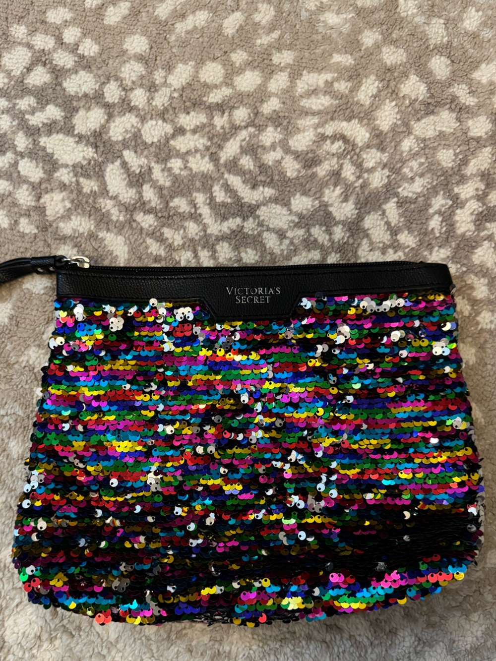 Victoria's Secret Rainbow Sequin Wristlet